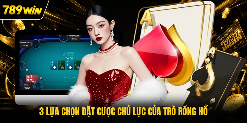 3 lựa chọn đặt cược chủ lực của trò Rồng Hổ