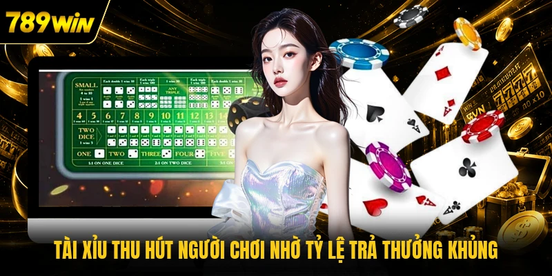 Tài Xỉu thu hút người chơi nhờ tỷ lệ trả thưởng khủng